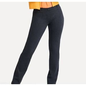 Betabrand Straight Leg Classic Dress Pant Yoga Pants, Petite